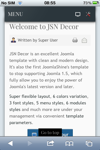 Article presentation (com_content)